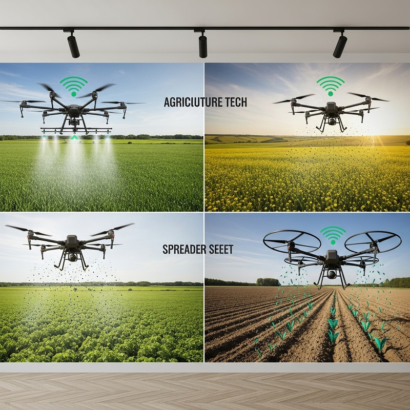 Agriculture Drone Applications: Spraying, Spreading, Seeding Agriculture Drone Applications: Spraying, Spreading, Seeding