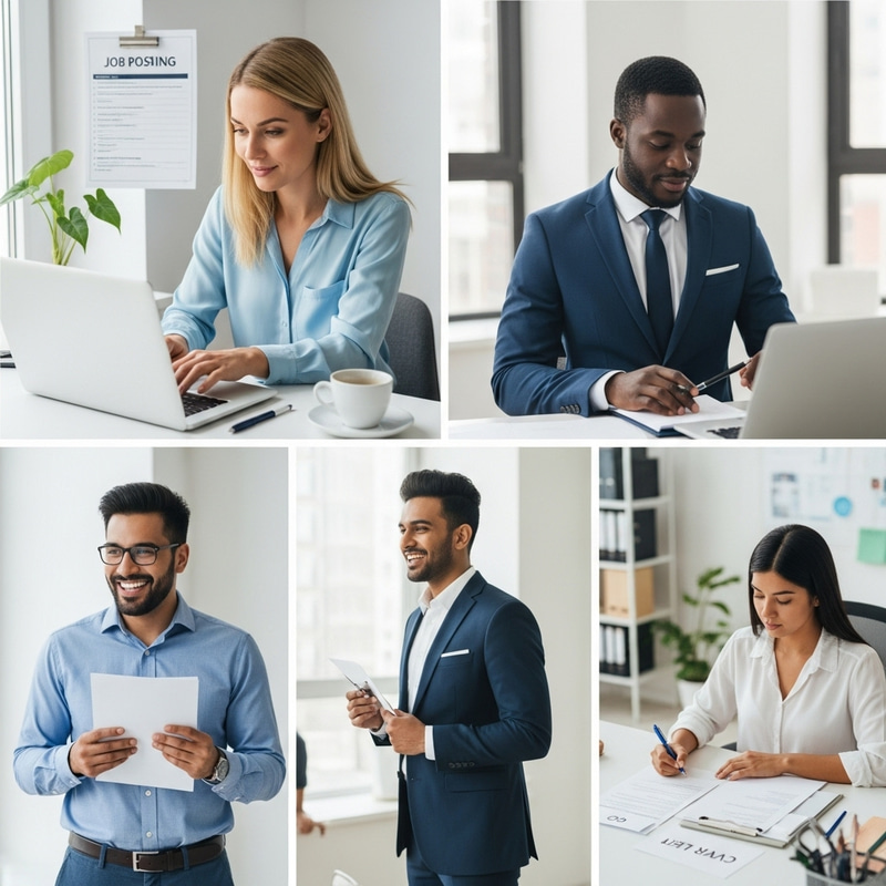 Efficient Job Seeking: Diverse Professionals in Action