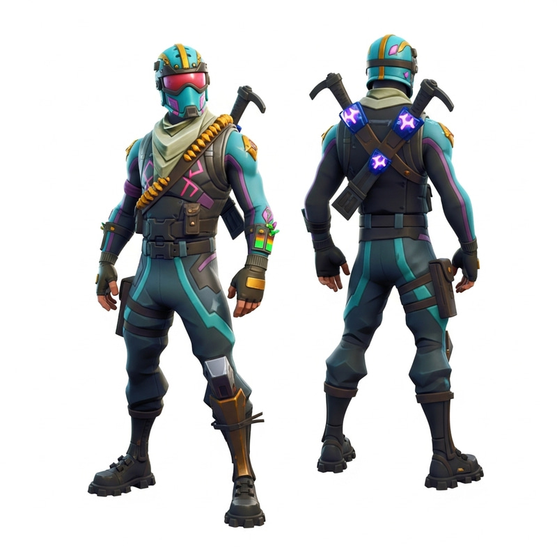 Fortnite Skin Illustration: Male Character Design Fortnite Skin Illustration: Male Character Design