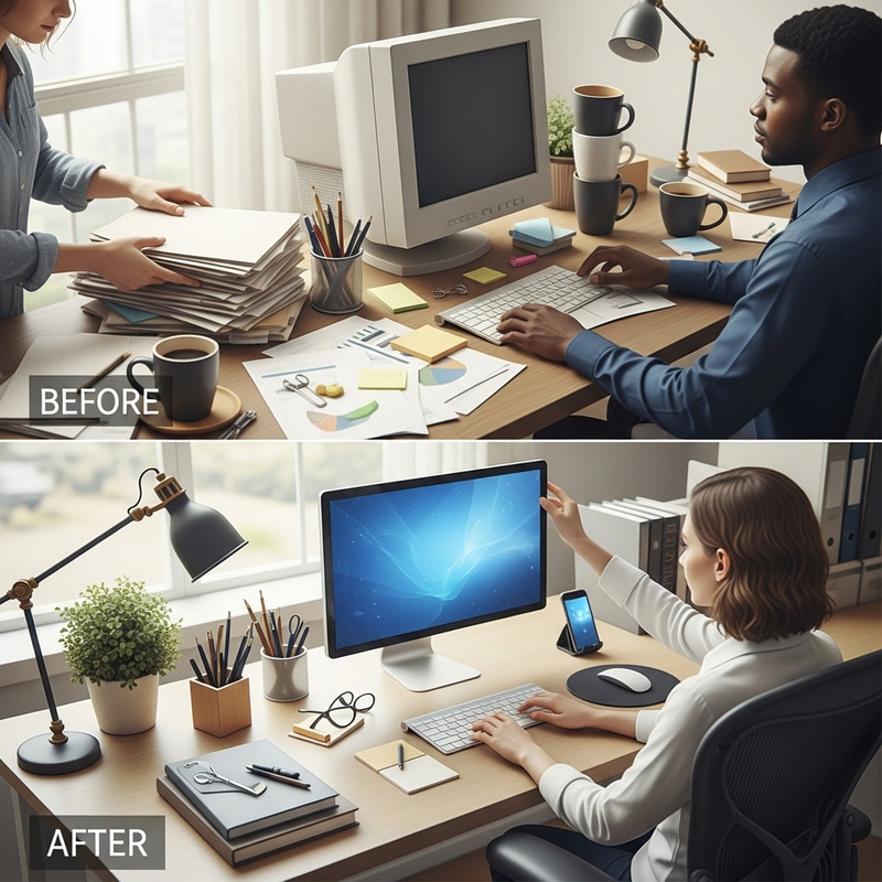 Workspace Transformation: Before and After | Diverse Workforce Interaction Workspace Transformation: Before and After | Diverse Workforce Interaction