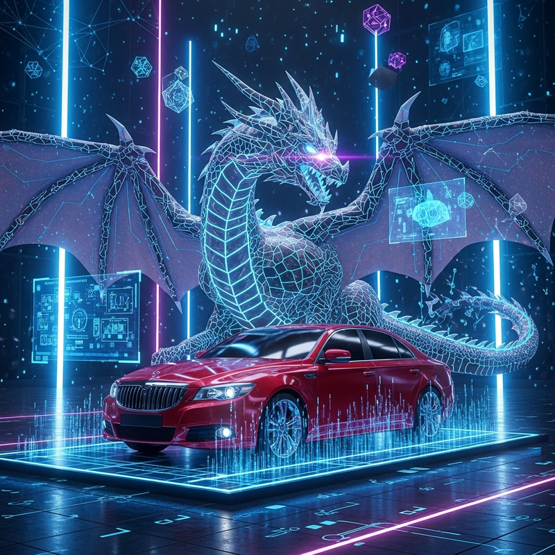 Yu-Gi-Oh Dragon in Cyberspace Protecting BMW 320i
