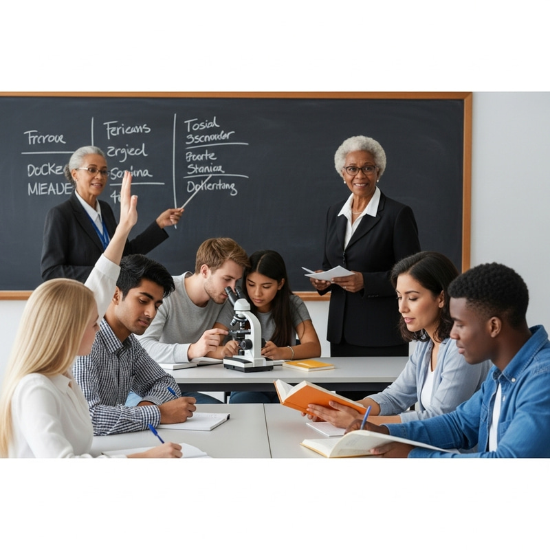 Diverse Students Engaged in Classroom Learning Diverse Students Engaged in Classroom Learning