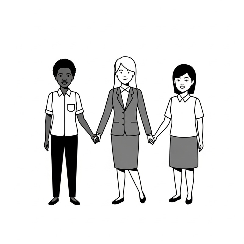 Multicultural Women Holding Hands in Unity | Global Solidarity Multicultural Women Holding Hands in Unity | Global Solidarity