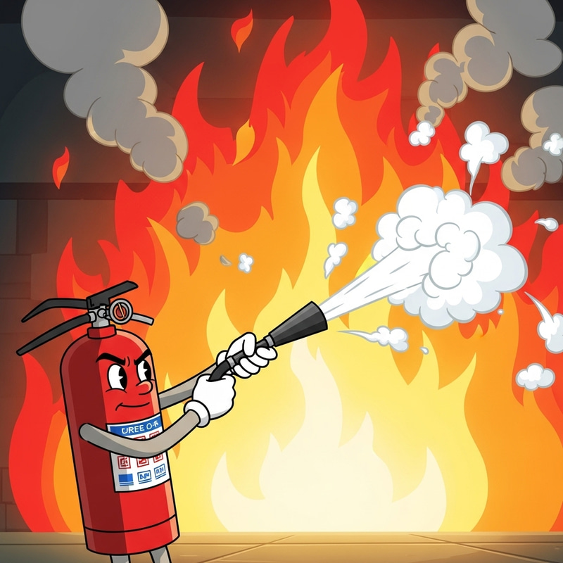Brave Animated Fire Extinguisher Saves the Day Brave Animated Fire Extinguisher Saves the Day