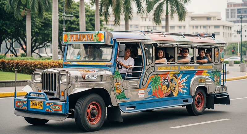 Colorful Jeepney in the Philippines: Express Your Pro-Filipino Spirit