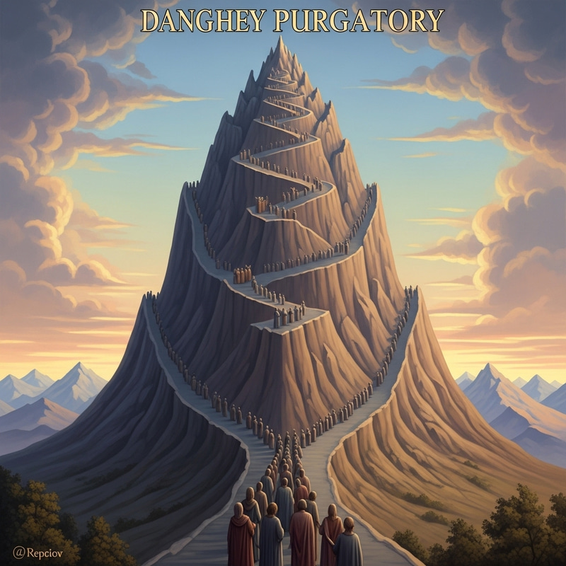 Purgatory Mountain in Dante's Divine Comedy Purgatory Mountain in Dante's Divine Comedy