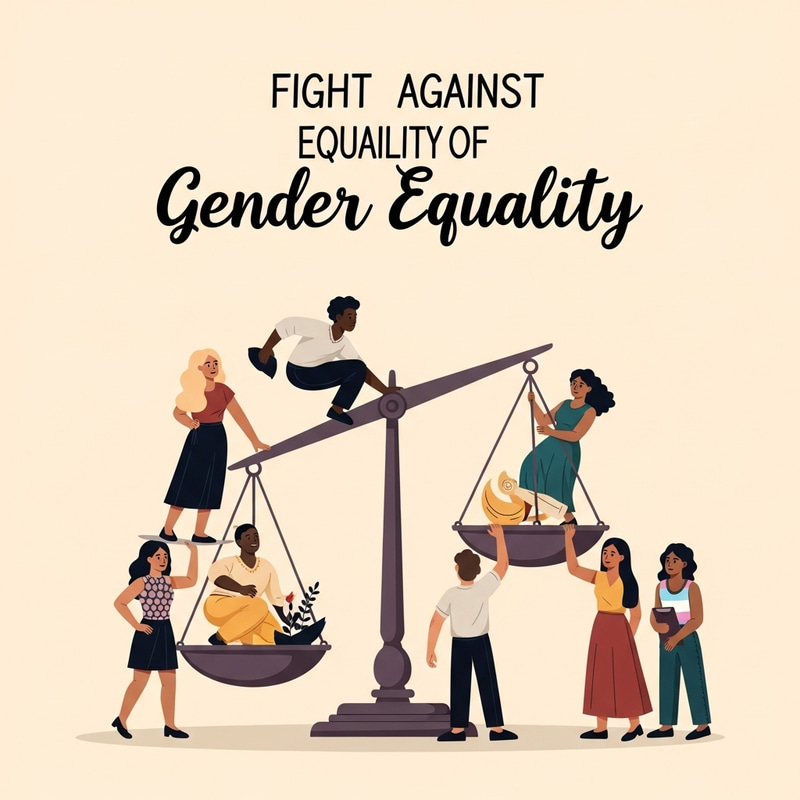 Gender Equality Drawing | Empowering Illustration Gender Equality Drawing | Empowering Illustration