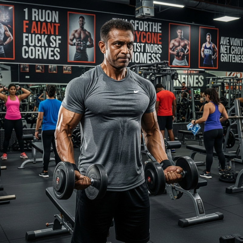 Strong Man in Gym | Power and Strength Displayed Strong Man in Gym | Power and Strength Displayed