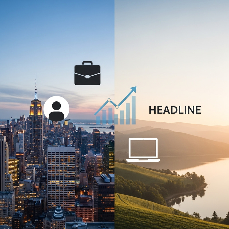 Professional LinkedIn Banner | City Skyline Backdrop