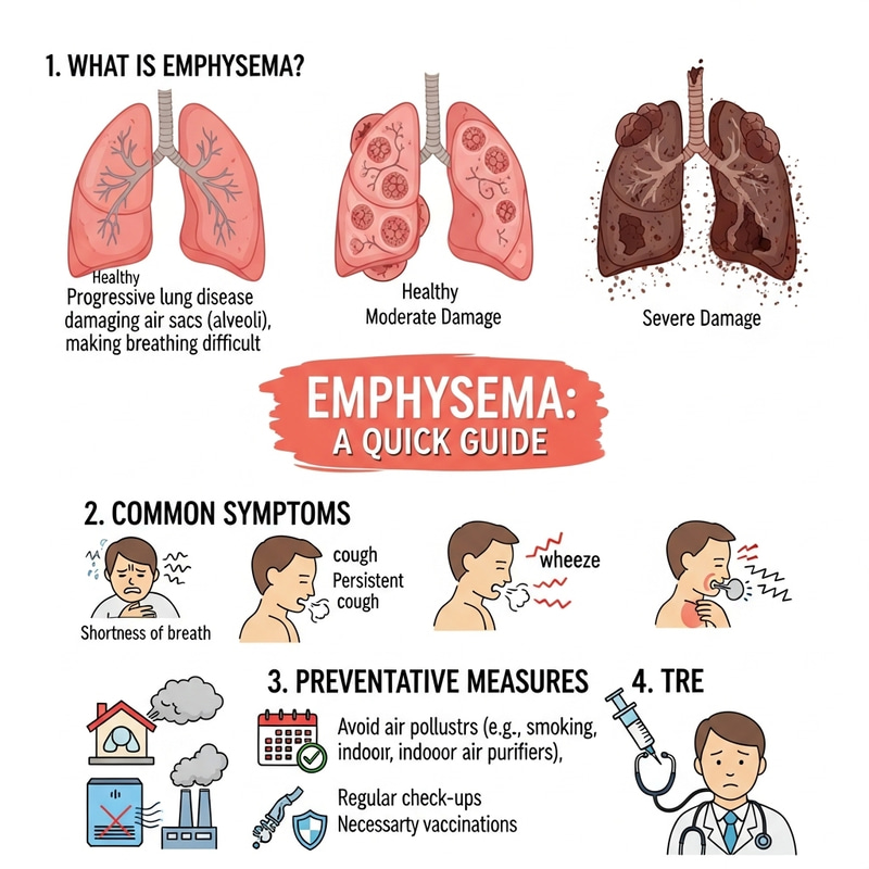 Emphysema: A Quick Guide to Symptoms & Treatments Emphysema: A Quick Guide to Symptoms & Treatments