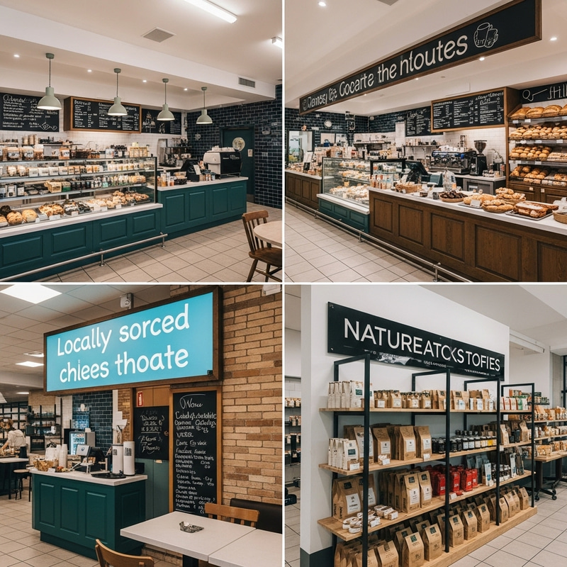 Cozy Cafe with Nature-Inspired Retail Space | Locally Sourced Refreshments Cozy Cafe with Nature-Inspired Retail Space | Locally Sourced Refreshments