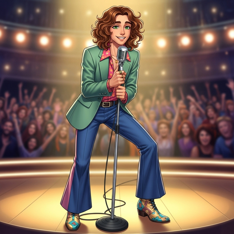 Harry Styles Performing in Stylish Attire