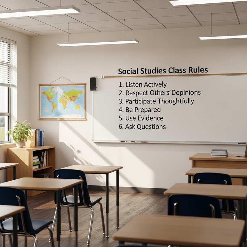 Sofia's Class Rules for Social Studies Sofia's Class Rules for Social Studies