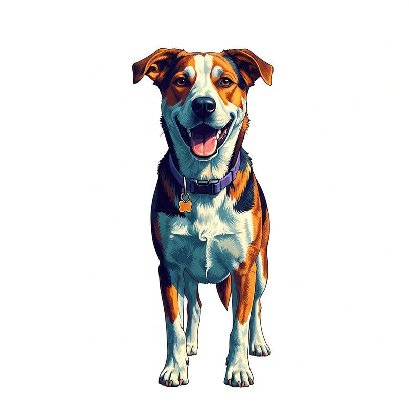 Flat Dog Image | Capturing The Joyful Spirit Flat Dog Image | Capturing The Joyful Spirit