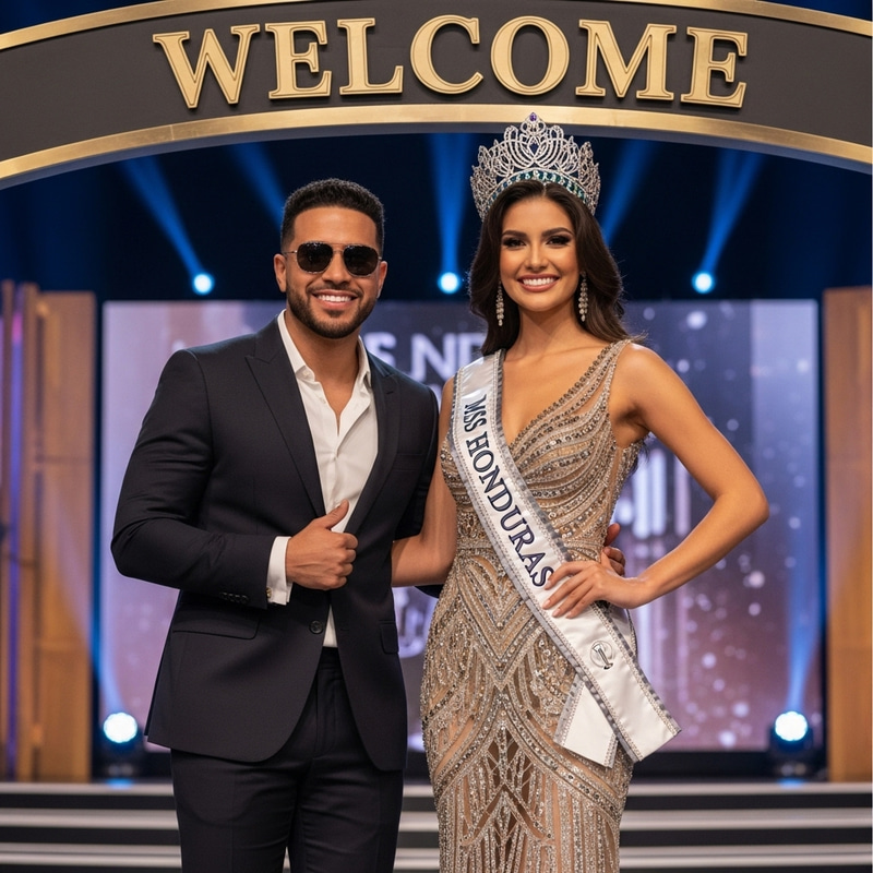 Carlos Rivera Carimaxx & Miss Honduras Universe Welcome Banner Radiance Carlos Rivera Carimaxx & Miss Honduras Universe Welcome Banner Radiance