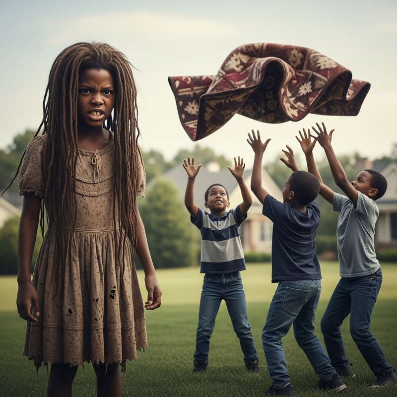 Ten Year Old African American Girl in Distress | Heirloom Blanket Incident Ten Year Old African American Girl in Distress | Heirloom Blanket Incident