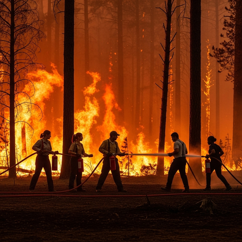 Free Fire: Heroes Battling Forest Inferno Free Fire: Heroes Battling Forest Inferno