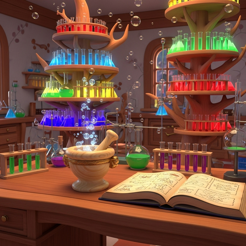 Whimsical 3D Pharmaceutical Lab | Magical & Family-Friendly Whimsical 3D Pharmaceutical Lab | Magical & Family-Friendly
