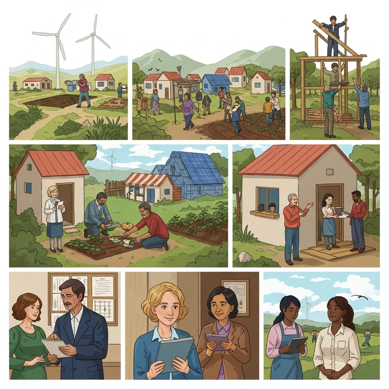 Life in a Self-Sufficient Community: Diverse People Thriving Independently