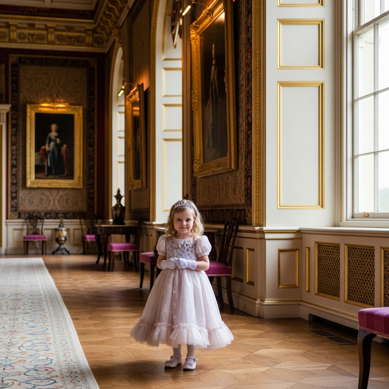 Beautiful 3 Year Old Princess in Buckingham Palace Beautiful 3 Year Old Princess in Buckingham Palace