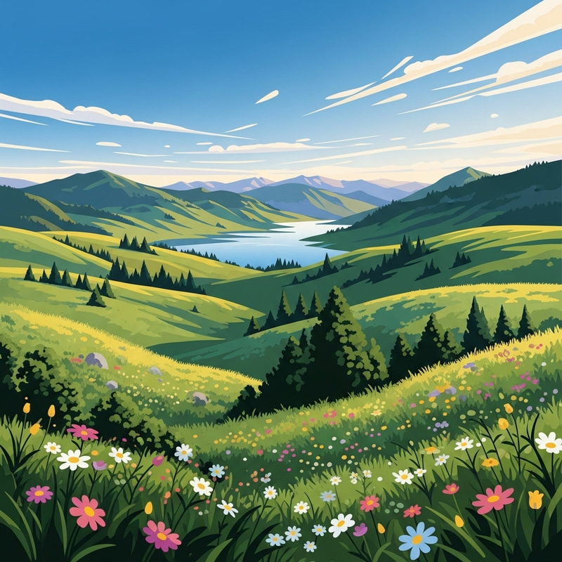 Simple Beauty of Nature in the Highlands Simple Beauty of Nature in the Highlands