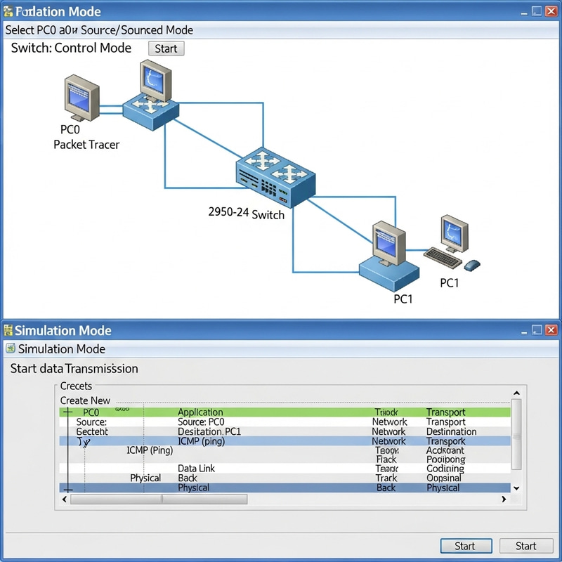 Packet Tracer Network Simulation Mode: Step-by-Step Guide Packet Tracer Network Simulation Mode: Step-by-Step Guide