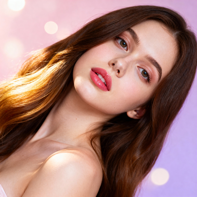 Radiant Beauty Headshot of a Young Model Radiant Beauty Headshot of a Young Model