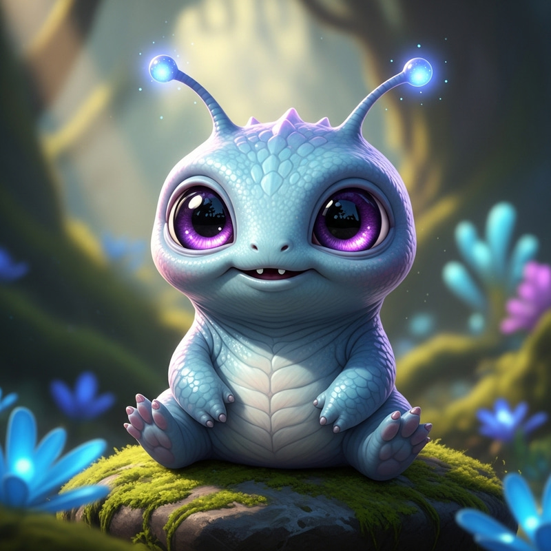Adorable Alien: Charming Extraterrestrial Creature Adorable Alien: Charming Extraterrestrial Creature