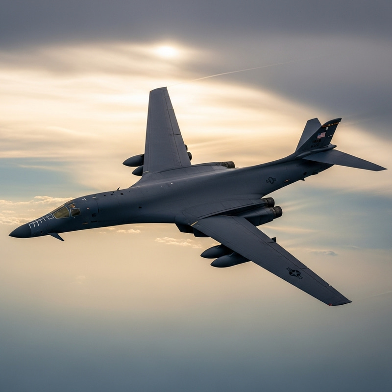 B-1 Bomber Aircraft in Action B-1 Bomber Aircraft in Action