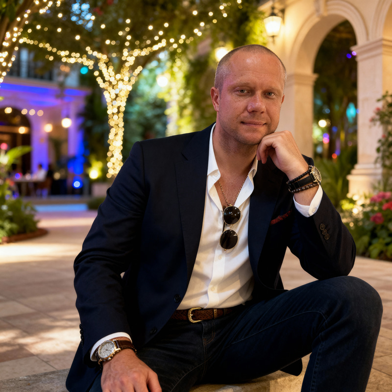 Creative Aesthetic Photography of Fashionable Man