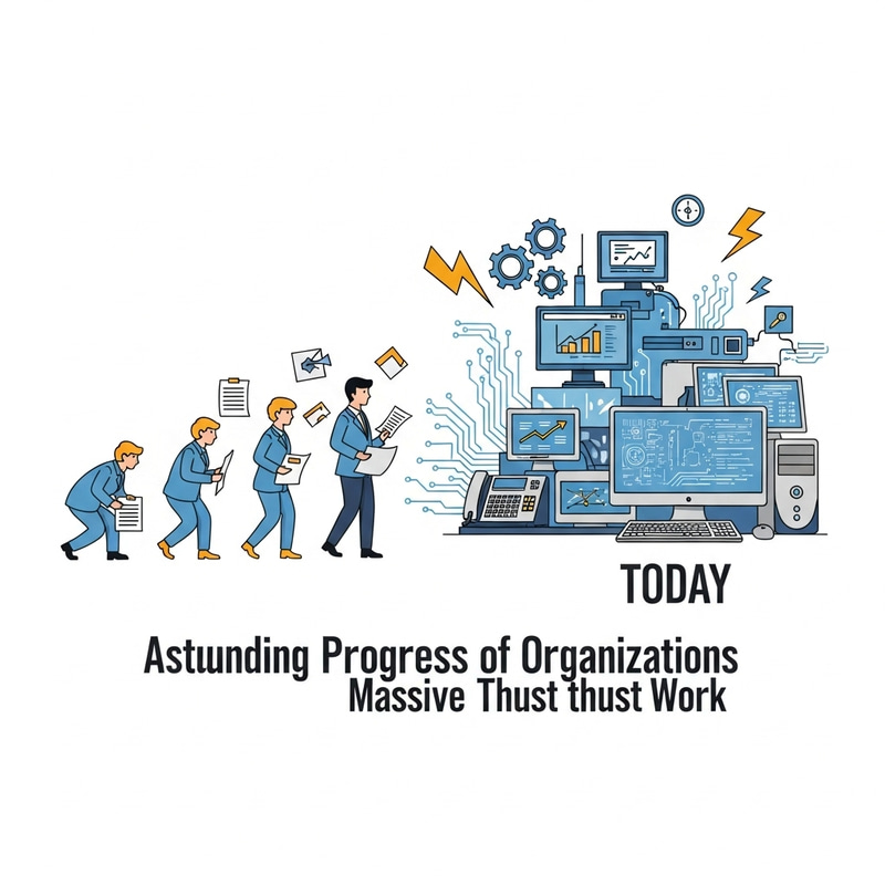 Evolution of Technology in Organizations: A Visual Journey Evolution of Technology in Organizations: A Visual Journey