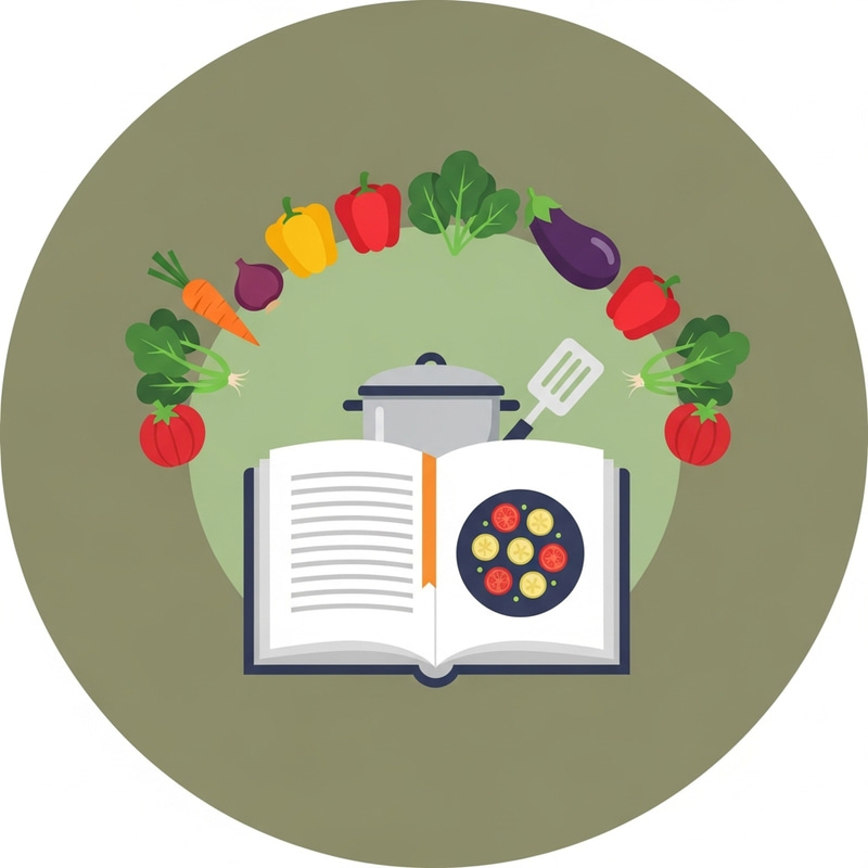 Vegan Recipes Icon: Daily Cooking Inspiration for Adults Vegan Recipes Icon: Daily Cooking Inspiration for Adults