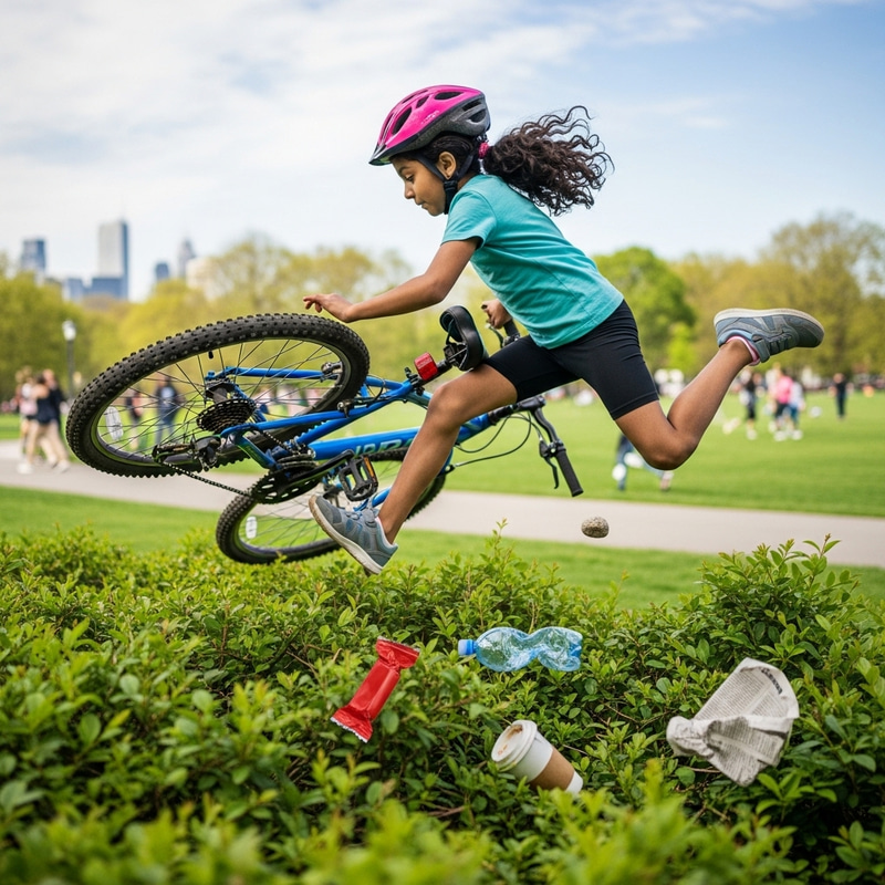 Thrilling Park Bike Accident | Adrenaline Rush Experience