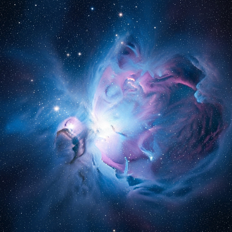 Cosmic Nebula in Vibrant Blues and Mesmerizing Purples Cosmic Nebula in Vibrant Blues and Mesmerizing Purples