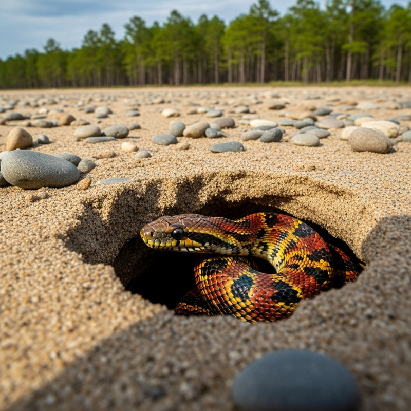 Snake in a Hole - Detailed View