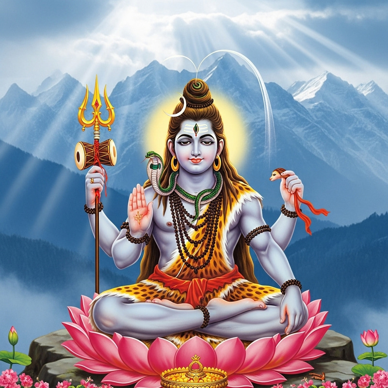 Lord Shiva: Peaceful Serenity of the Divine Deity Lord Shiva: Peaceful Serenity of the Divine Deity