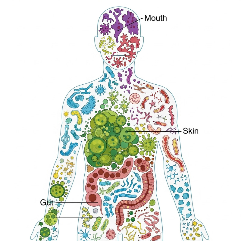Visualizing the Human Microbiome Ecosystem - A Scientific Insight Visualizing the Human Microbiome Ecosystem - A Scientific Insight
