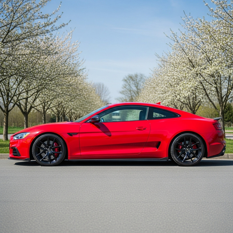 Red Car Driving | Stylish & Speedy