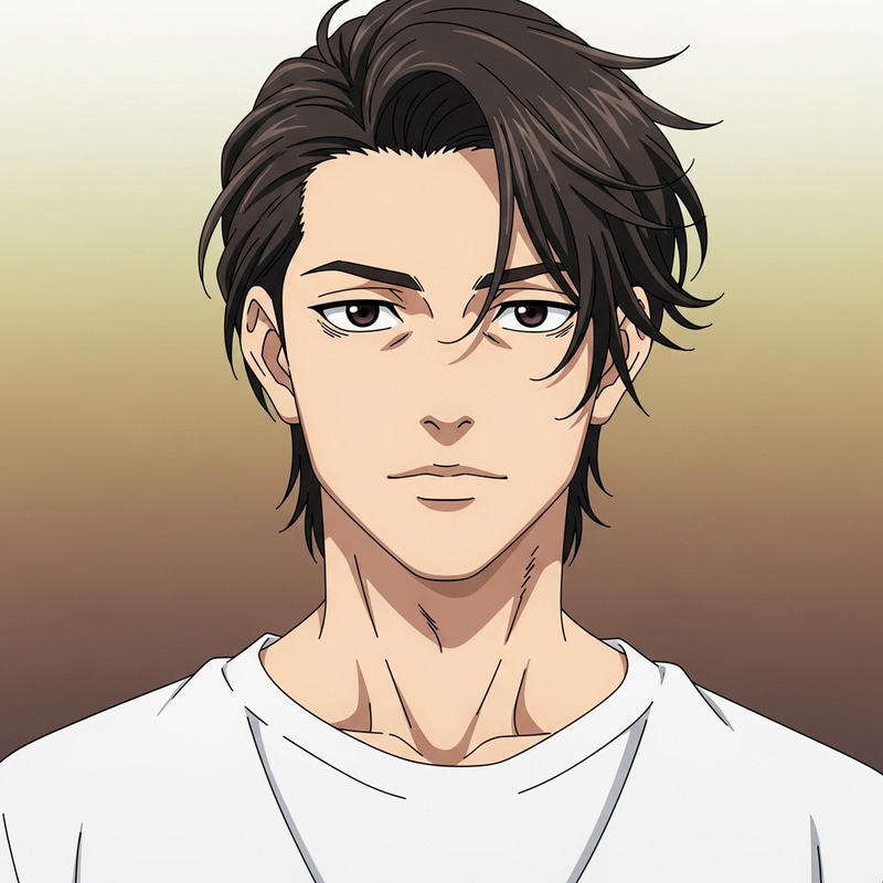 Confident Young Latino Anime Character Confident Young Latino Anime Character