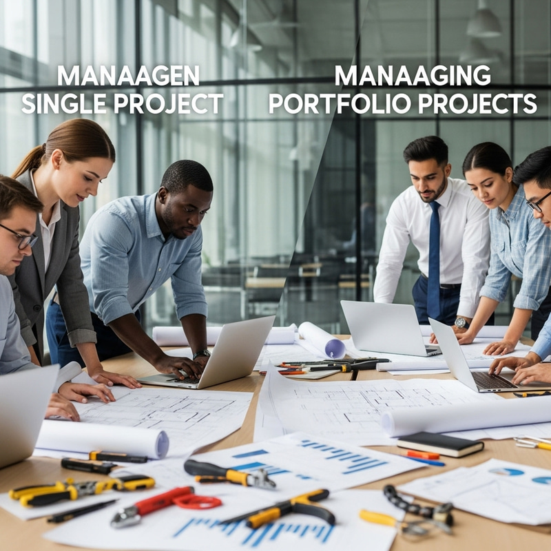 Single Project vs. Portfolio Management Explained Single Project vs. Portfolio Management Explained