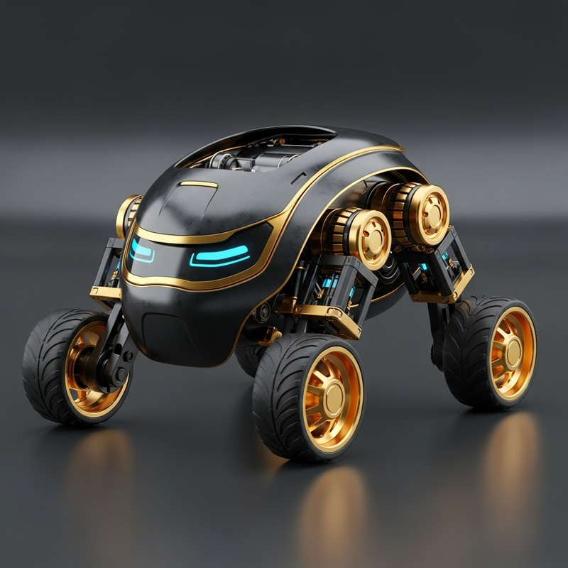 Competitive Companion Bot with Black and Gold Details