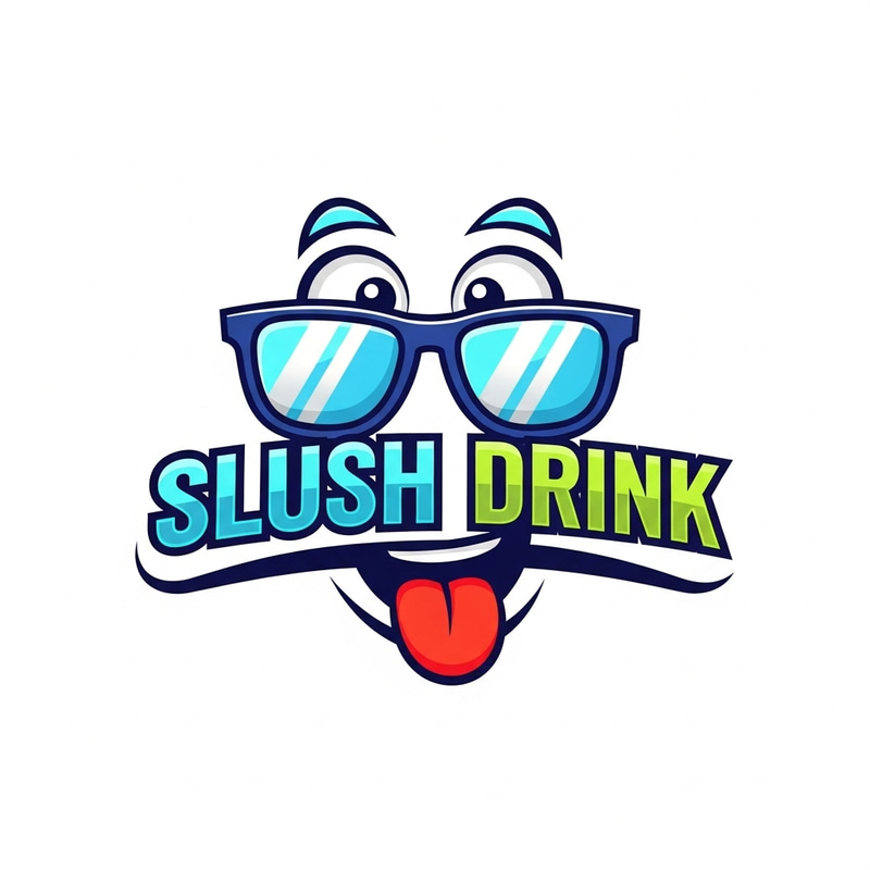 Fresh Logo Design for SLUSH DRINK | Cool & Quirky Fresh Logo Design for SLUSH DRINK | Cool & Quirky