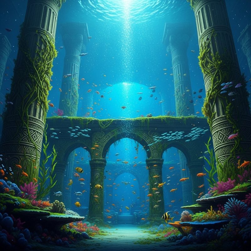Atlas Underwater Palace: A Mythical Ocean Realm Atlas Underwater Palace: A Mythical Ocean Realm