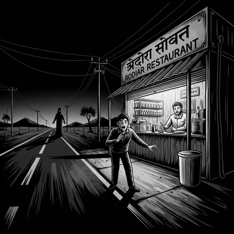 Chilling Noir: Indian Roadside Restaurant Horror