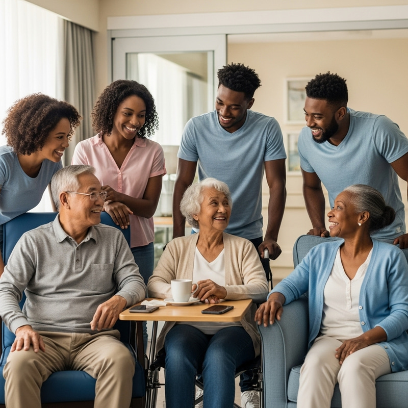 Four-Generation Family Bonding in a Nursing Home Four-Generation Family Bonding in a Nursing Home