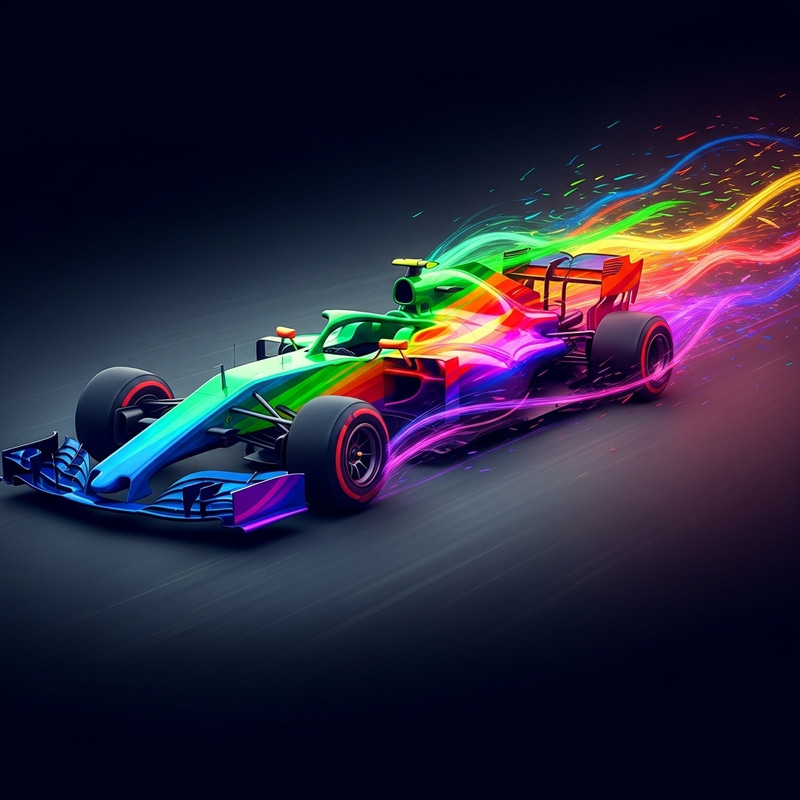 Vibrant F1 Car Art | Spectacular Racing Colors Vibrant F1 Car Art | Spectacular Racing Colors