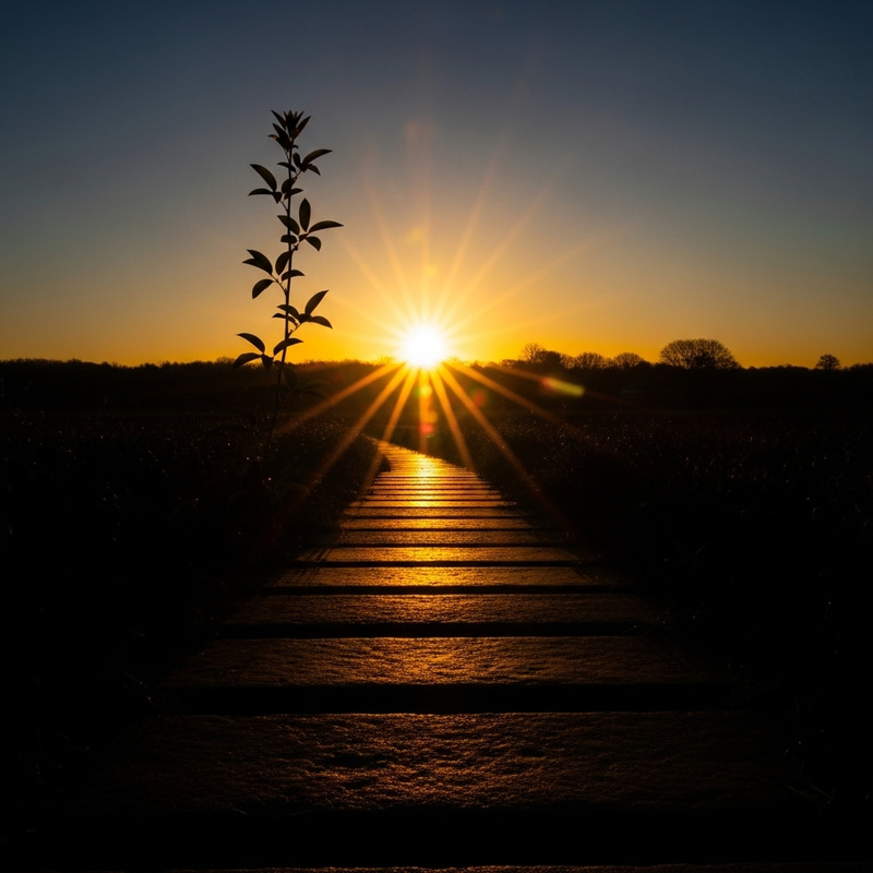 Optimistic Sunrise: Abstract Visualization Optimistic Sunrise: Abstract Visualization