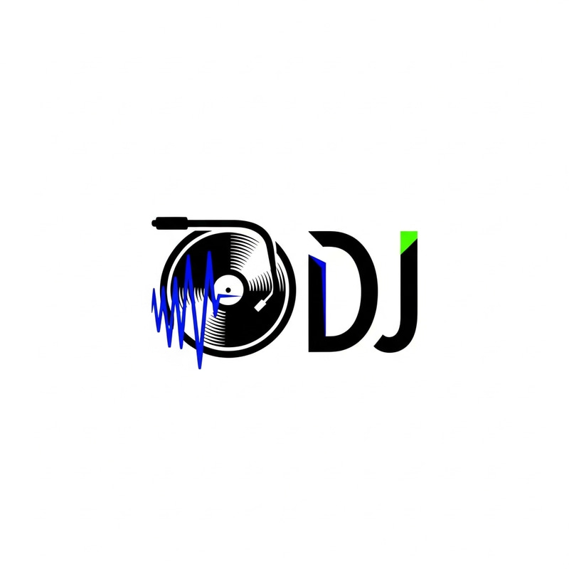 Minimalist DJ Logo Design - Custom Creations
