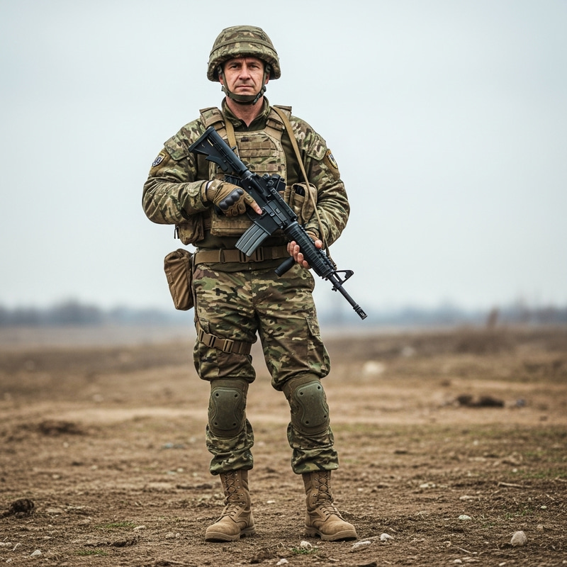 PMC Soldier | Camouflage Uniform & Gear for Covert Mission