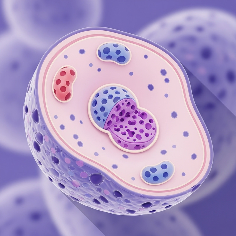 Heterokaryotic Fragment Icon | Detailed 3D Cellular Structure